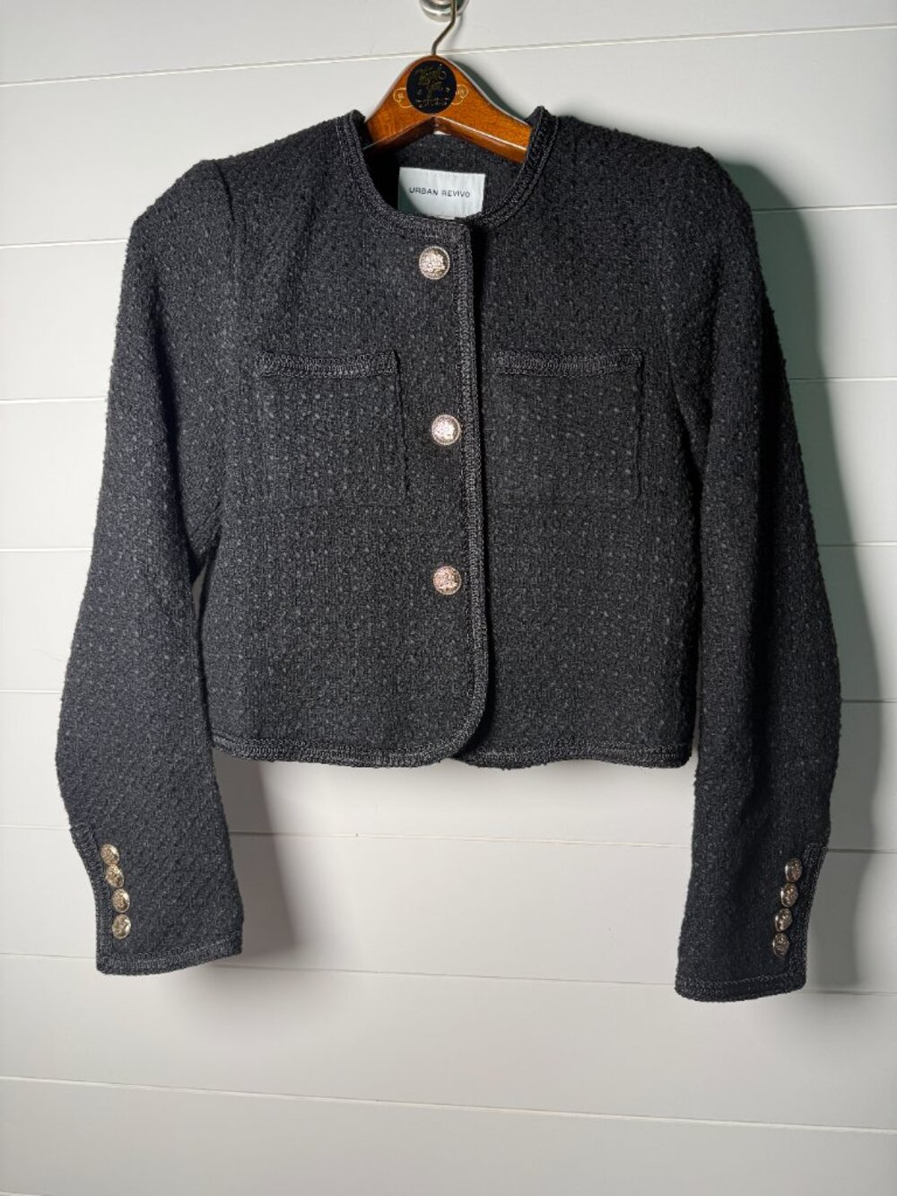 Urban Revivo Black Blazers Sz Medium